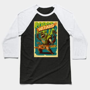 Robot Ninja Wizard  2 Baseball T-Shirt